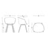 About a Chair AAC 23 Armchair Upholstered Black Oak Base